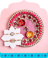 Rakhi with Thali